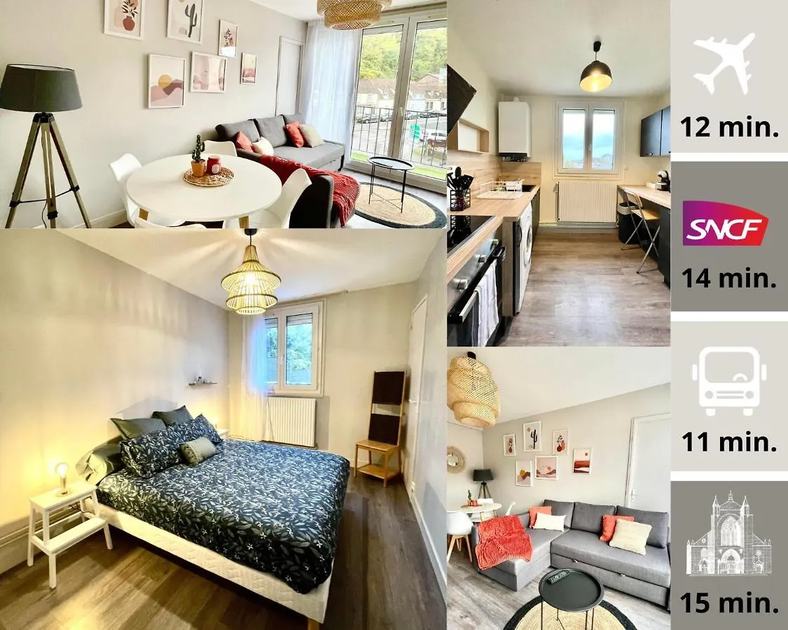 Apartment Ideal Gare Aeroport Centre-Ville Beauvais